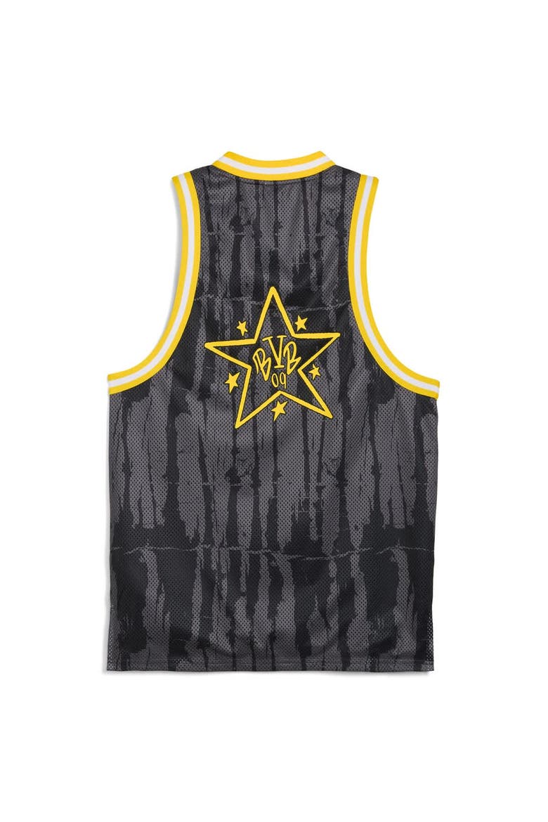 Men's Puma Black Borussia Dortmund 2025 FIFA Club World Cup dryCELL Basketball Jersey, Alternate, color, Black
