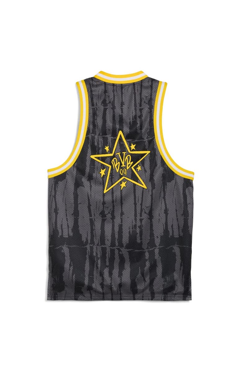 PUMA Men's Puma Black Borussia Dortmund 2025 FIFA Club World Cup dryCELL Basketball Jersey, Alternate, color, Black