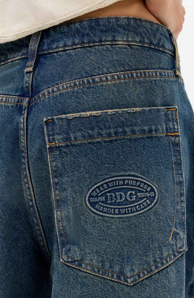 BDG Urban Outfitters Jaya Low Rise Wide Leg Jeans, Alternate, color, Tinted Blue