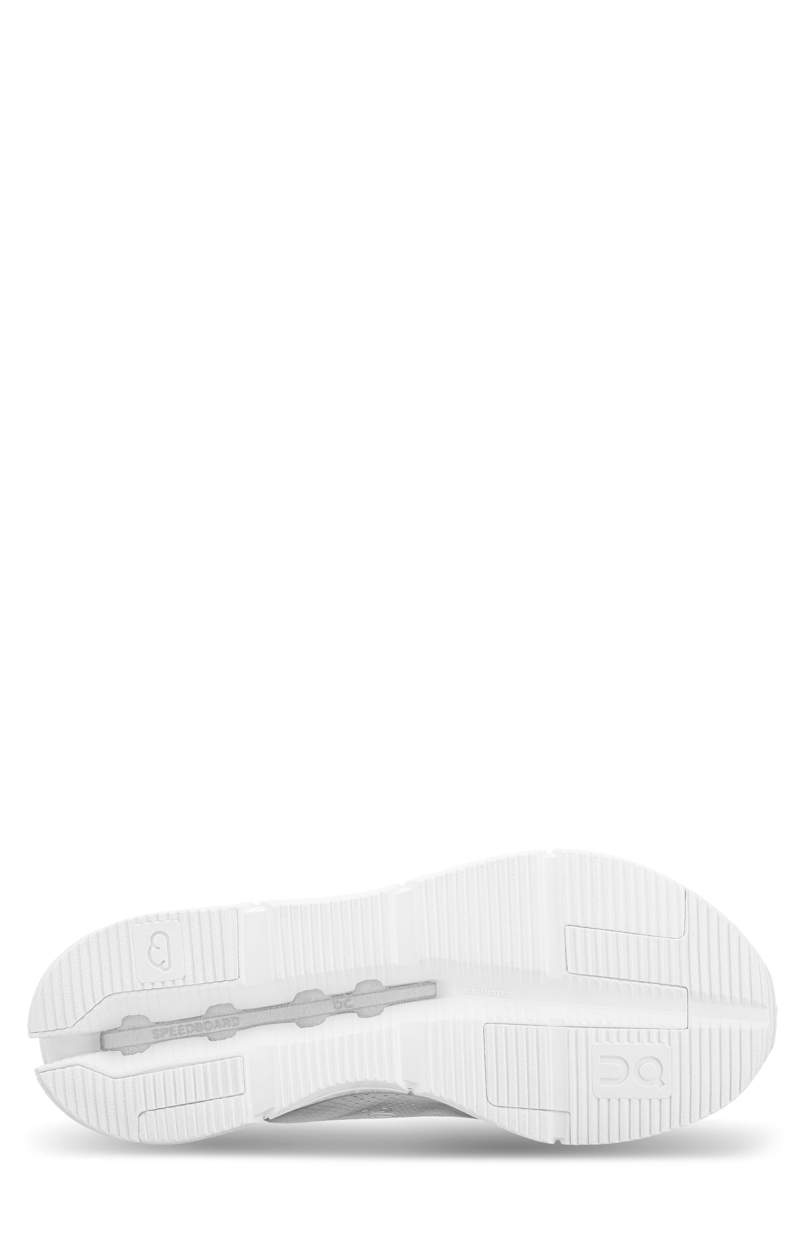 On Cloudnova Sneaker, Alternate, color, All White