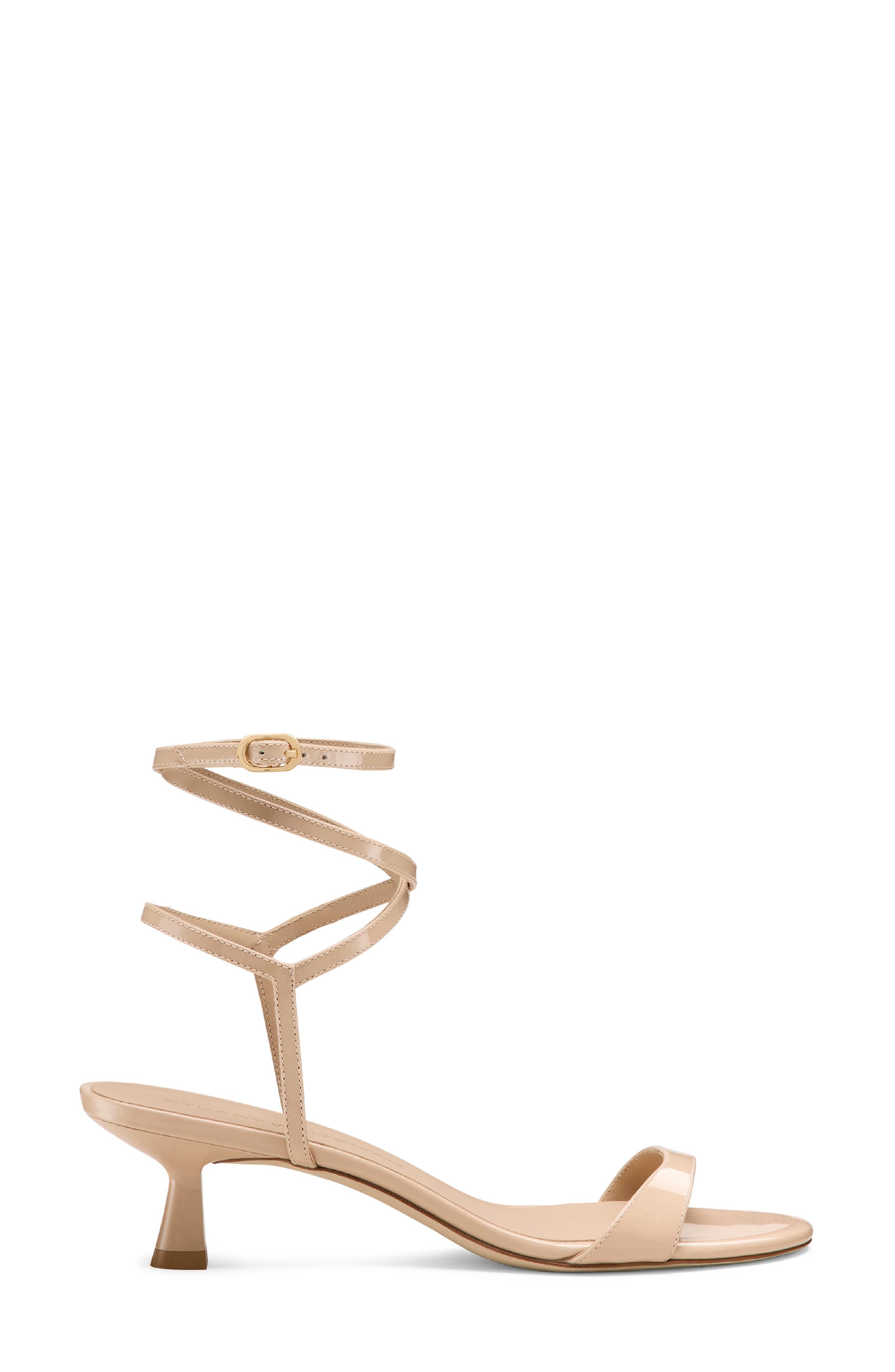 Nudist Wrap Sandal, Alternate, color, BARELY BEIGE