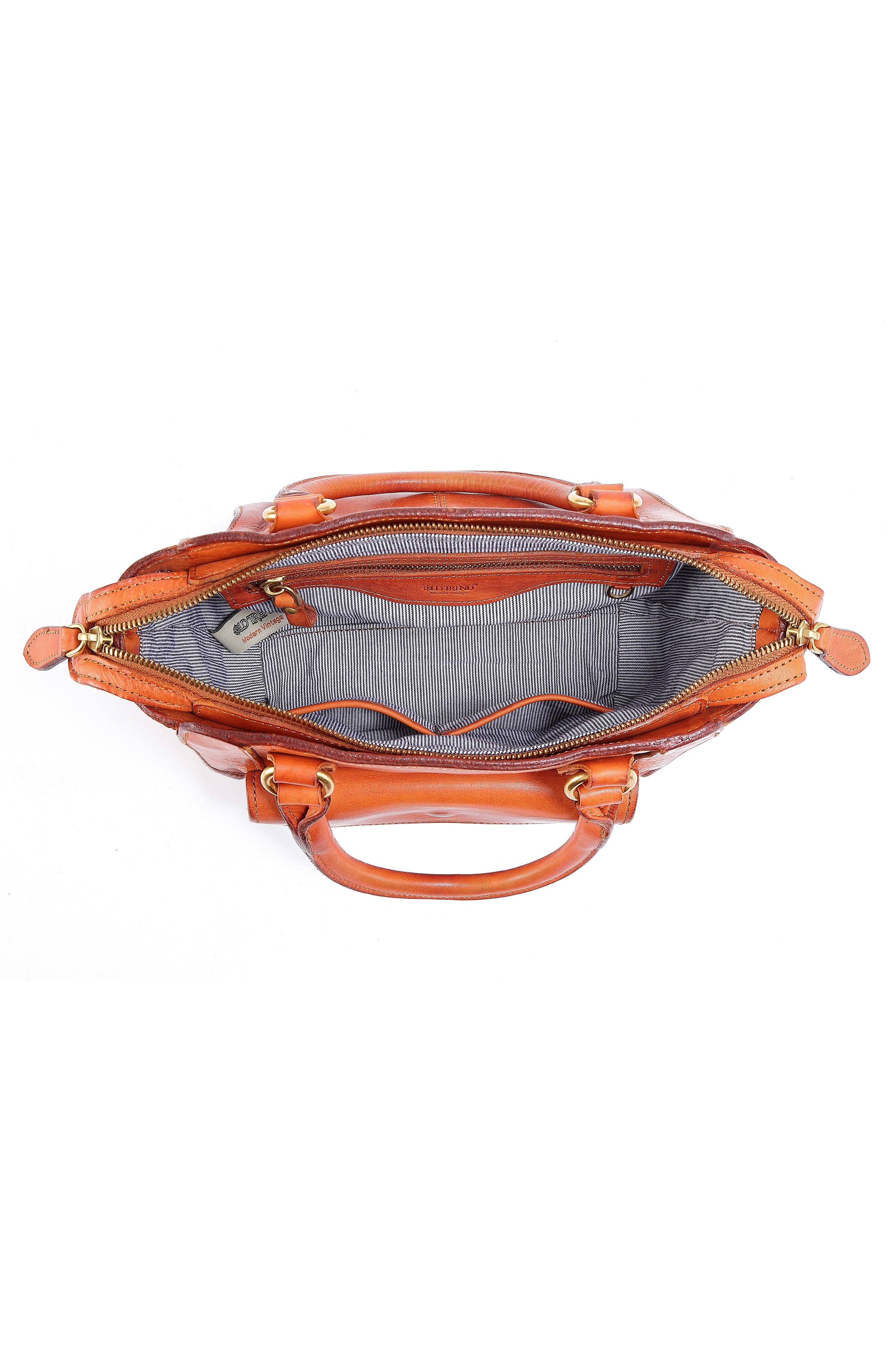 OLD TREND Pansy Mini Satchel Bag, Alternate, color, Caramel