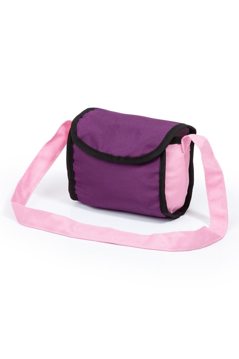Trendy Pram Purple & Pink Fits Dolls Up To 18 Inches, Alternate, color, Multicolored