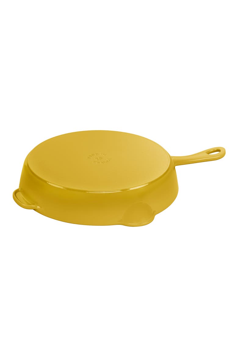 11-Inch Enameled Cast Iron Traditional Skillet, Alternate, color, CITRON