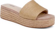 L'AGENCE Ramani II Espadrille Platform Wedge Slide Sandal