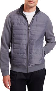 Ted Baker Durano Quilt Front Piqué Jacket
