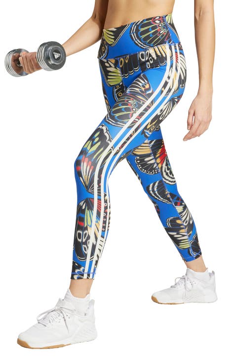 x FARM Rio Print 3-Stripes Leggings