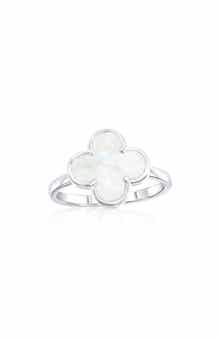 SIMONA Mother-of-Pearl Clover Ring