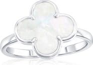 SIMONA Mother-of-Pearl Clover Ring