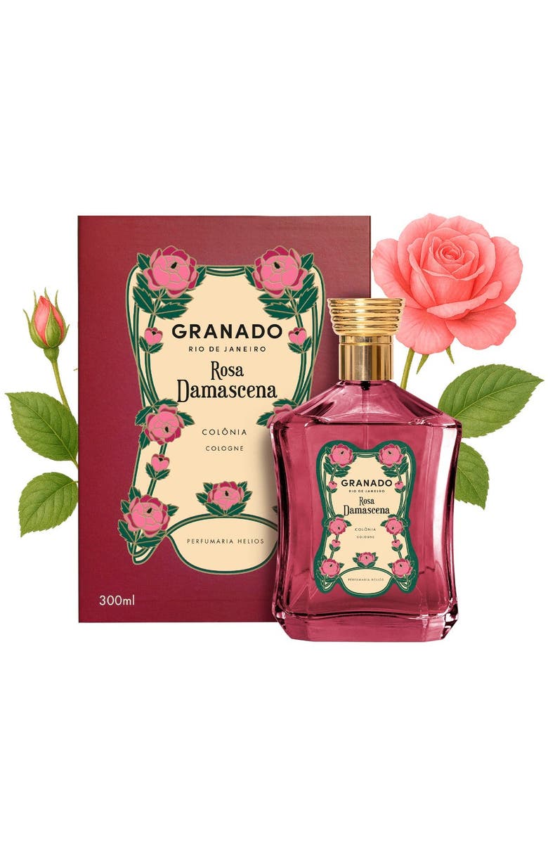 GRANADO Rosa Damascena Eau de Cologne 300ml, Alternate, color, Clear