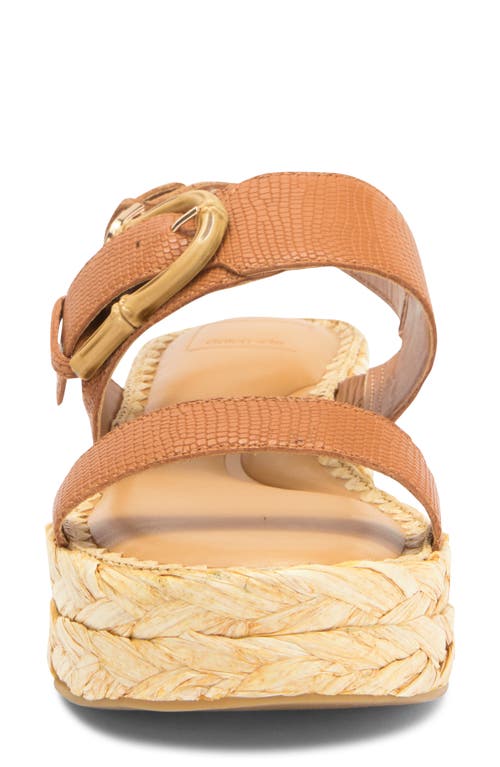 Dolce Vita Chera Platform Slingback Sandal In Tan