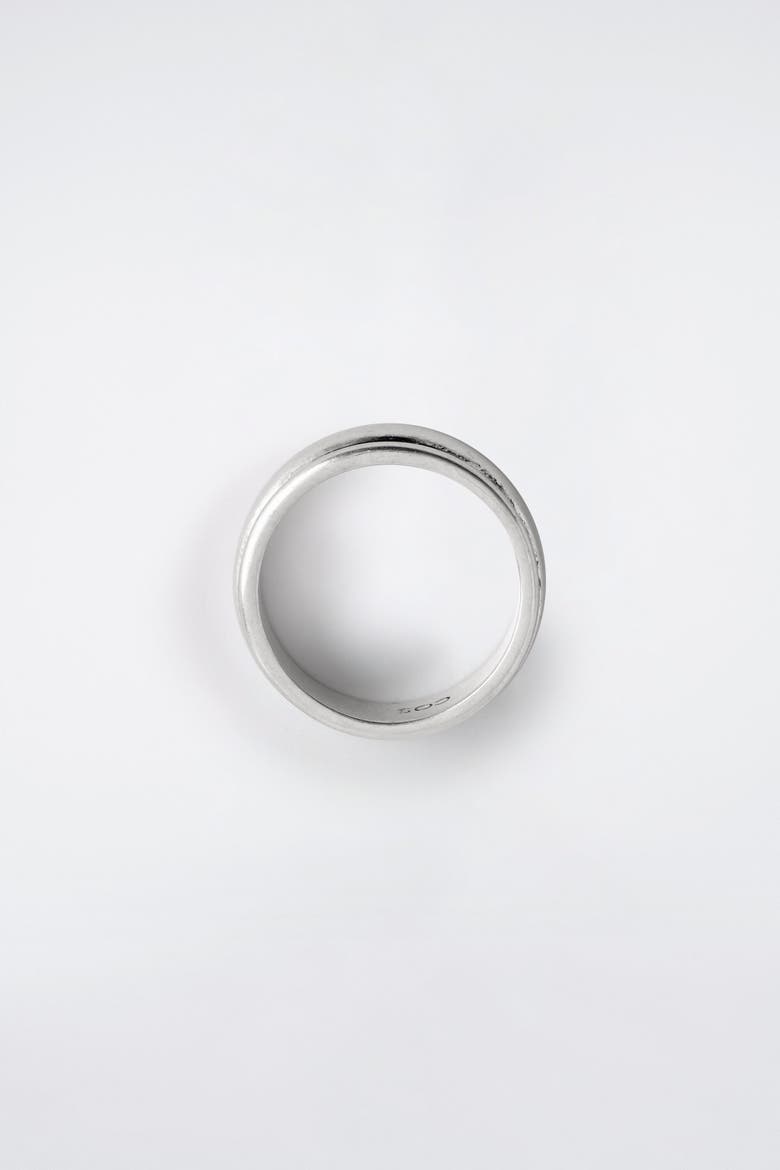 Double-Band Ring, Alternate, color, SILVER