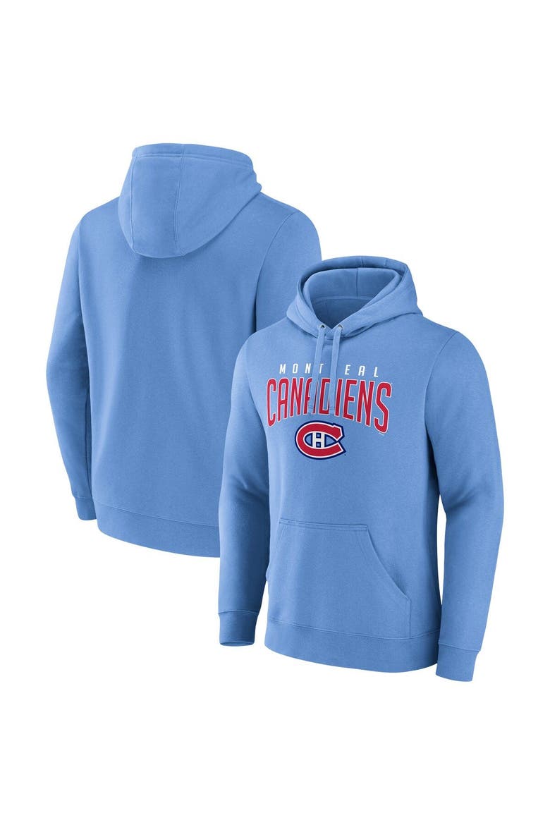 Men's Fanatics Branded Blue Montreal Canadiens Special Edition 2.0 Wordmark Pullover Hoodie, Main, color, Blue