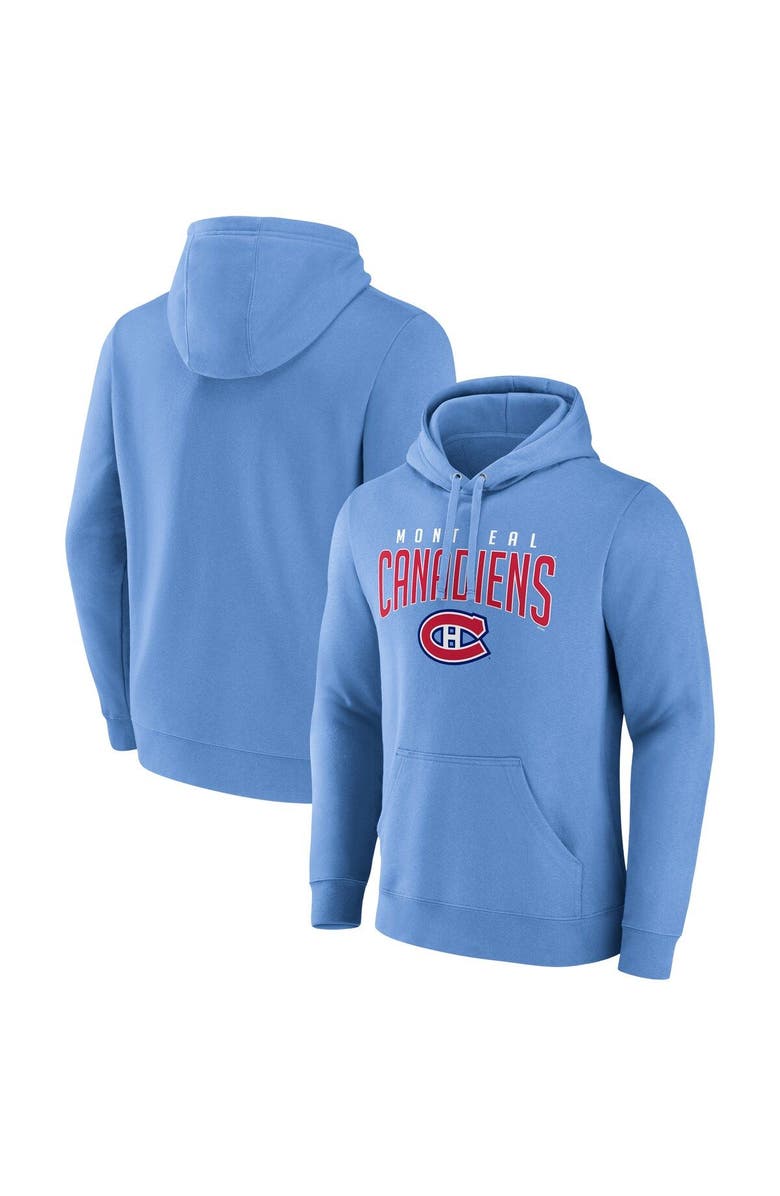 FANATICS Men's Fanatics Branded Blue Montreal Canadiens Special Edition 2.0 Wordmark Pullover Hoodie, Main, color, Blue