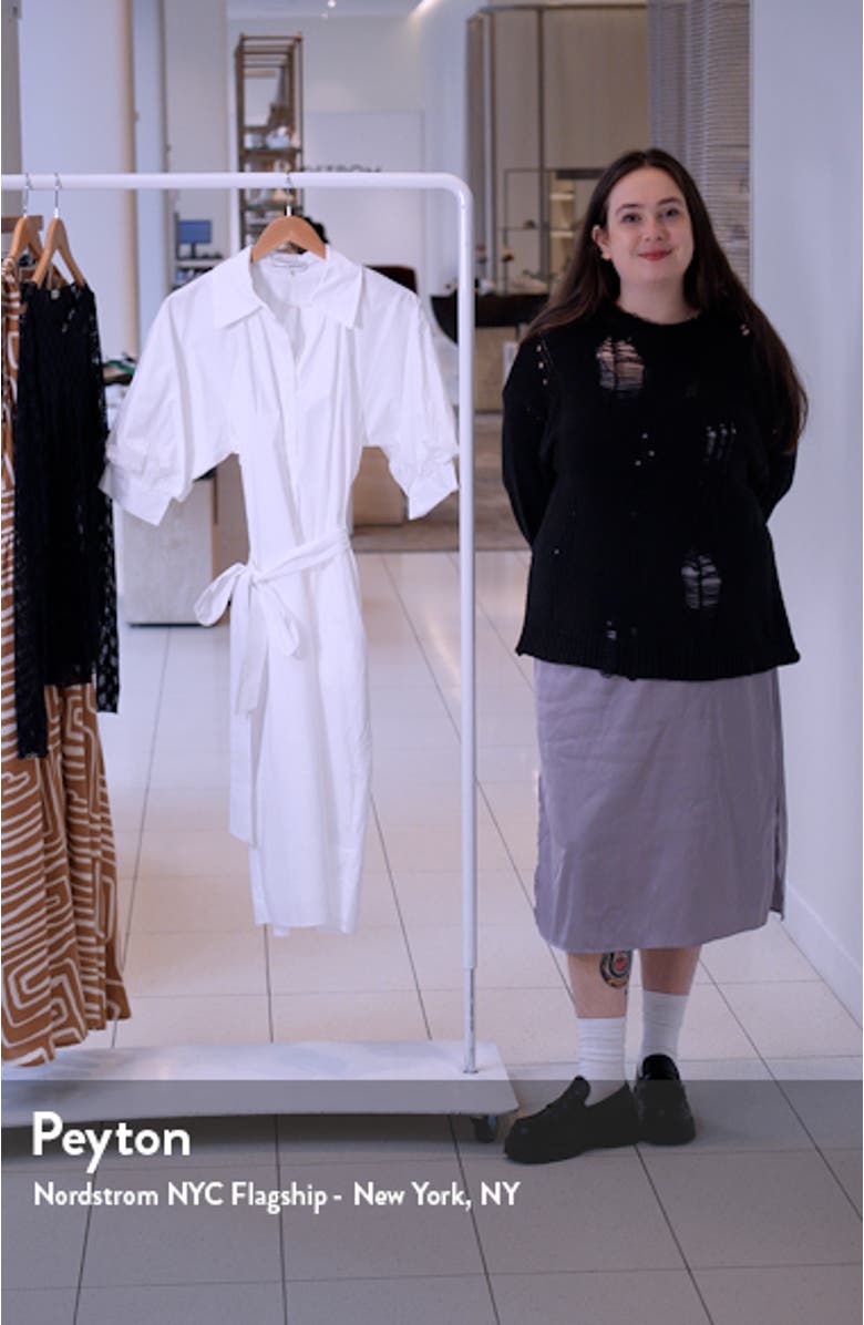 Tie Belt Shirtdress, sales video thumbnail