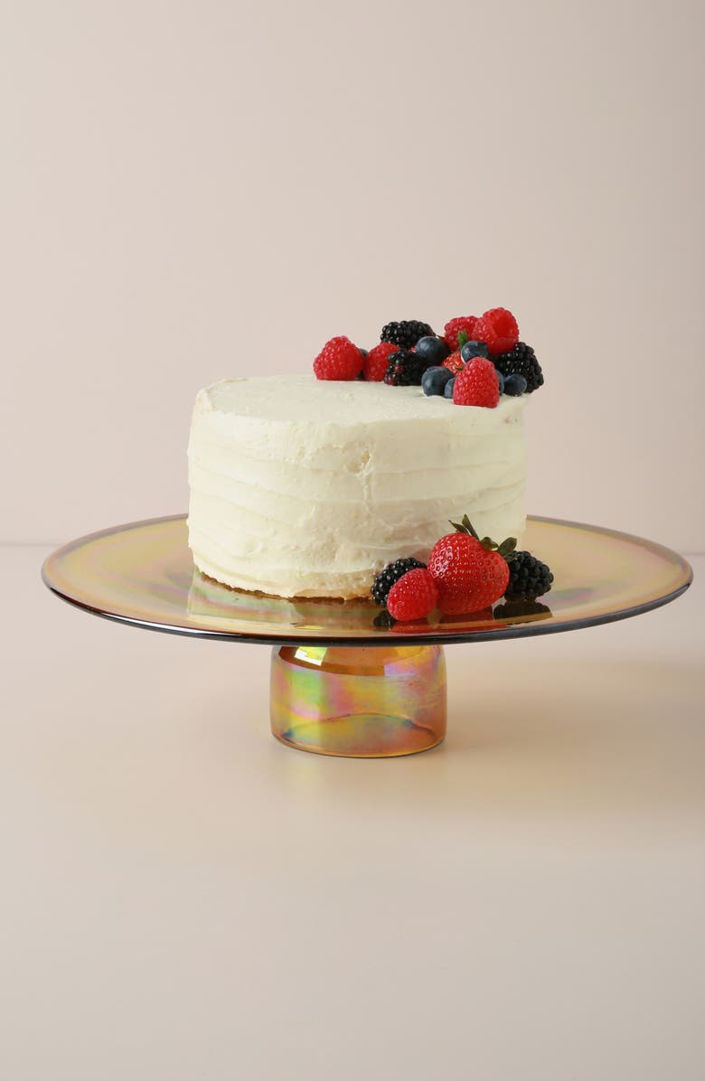 Anthropologie Home Glass Cake Stand, Alternate, color,
