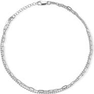 GLAZE JEWELRY Layered Chain Anklet