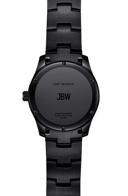 Jbw Reserve Jet Setter Gmt Bracelet Watch, 39mm In Pink