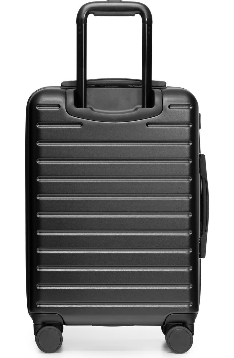 TRAVELERS CHOICE Mykel 22-Inch Carry-On Hardside Spinner Luggage, Alternate, color, Black