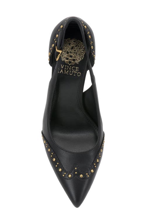 Vince Camuto Hally Studded Pointed Toe Pump In Black