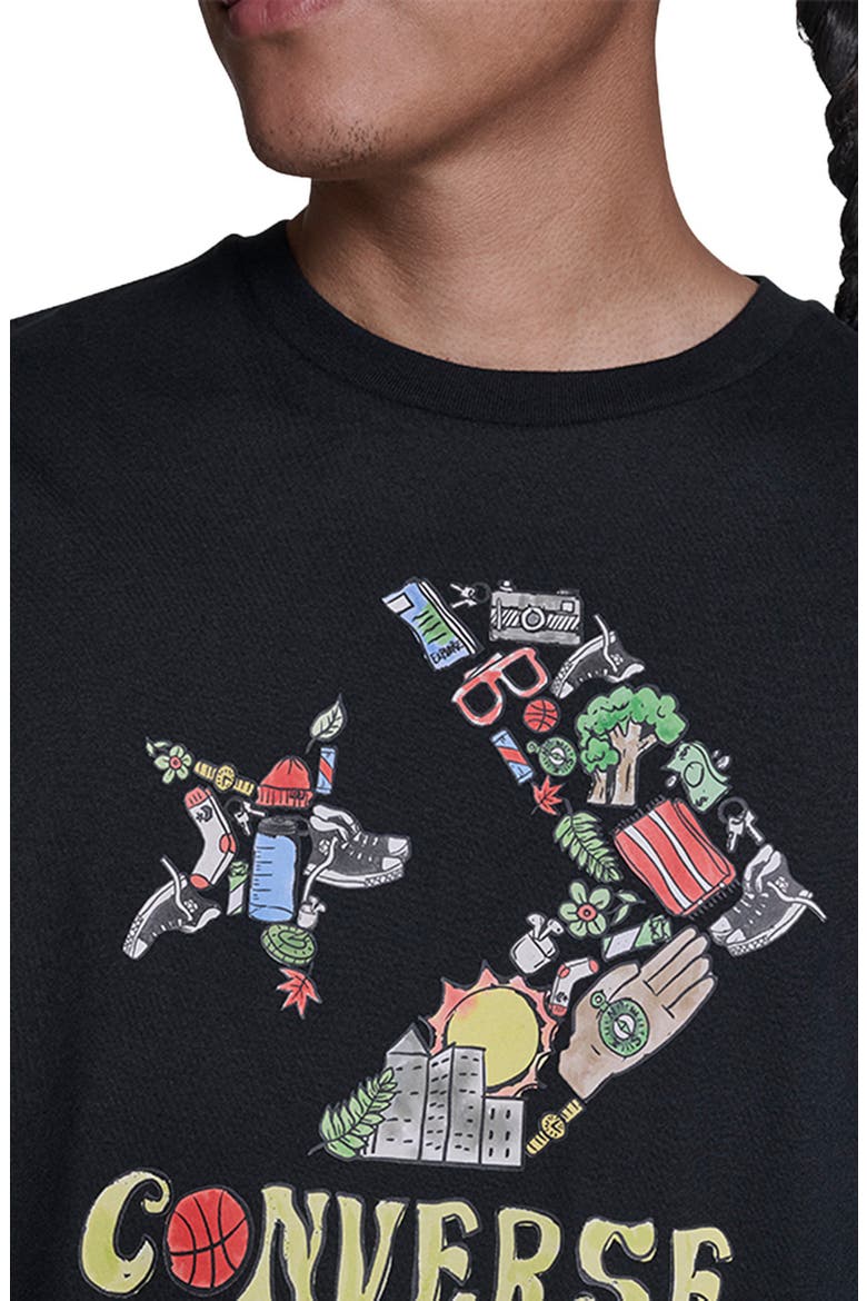 Accessories T-Shirt, Alternate, color, CONVERSE BLACK