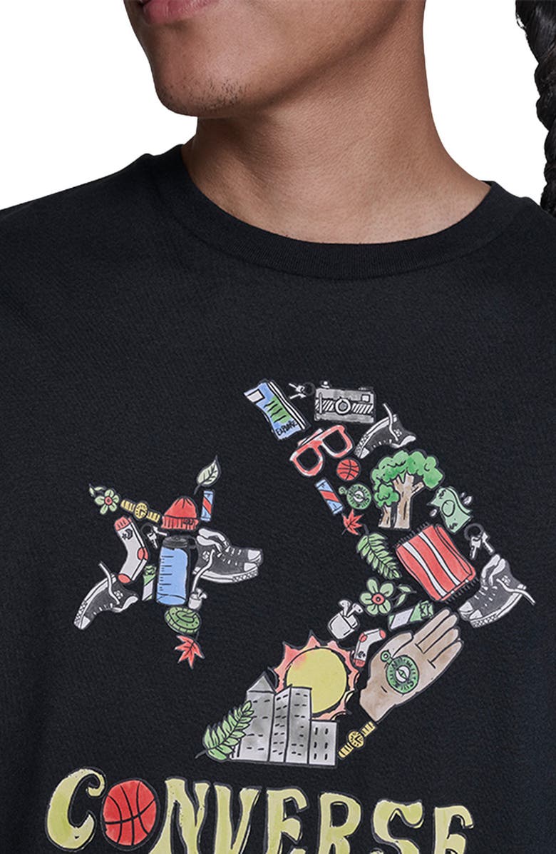 Converse Accessories T-Shirt, Alternate, color, Converse Black