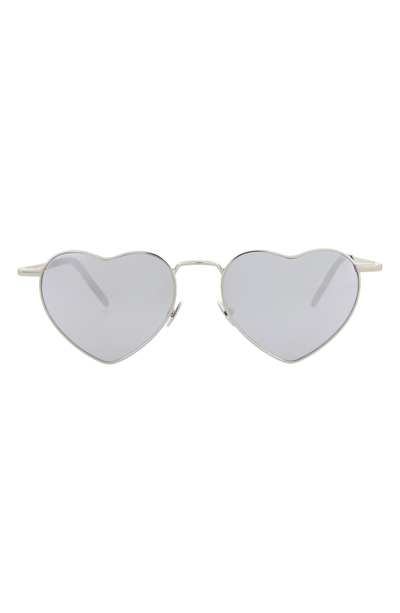 Saint Laurent 52mm Heart Metal Sunglasses