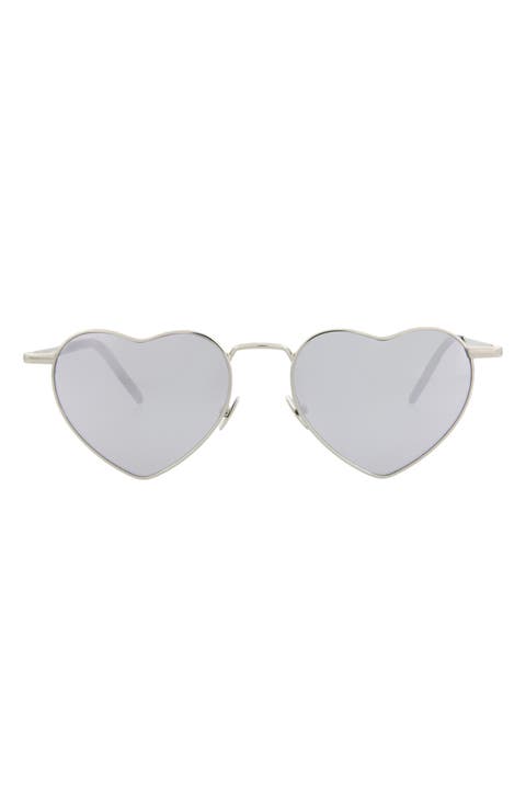 52mm Heart Metal Sunglasses