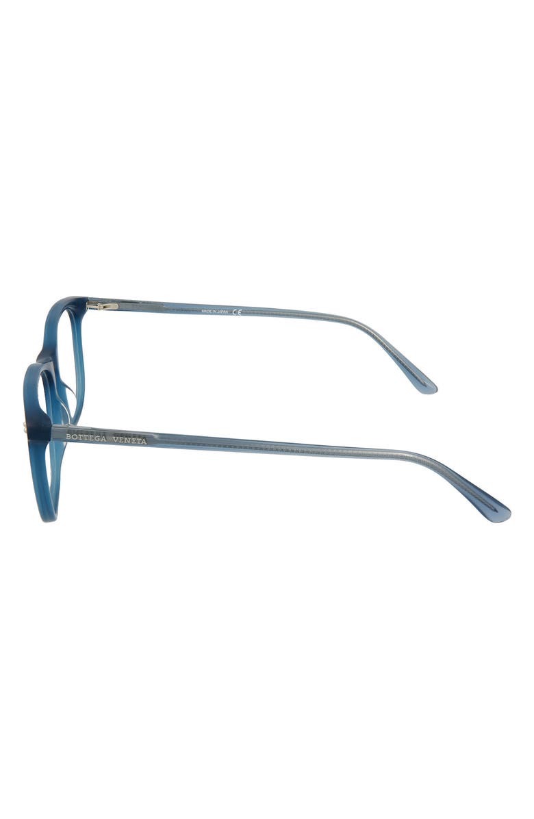 Bottega Veneta 54mm Rectangle Optical Frames, Alternate, color,