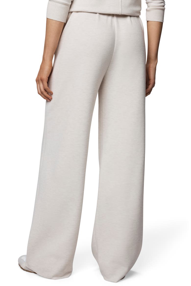 Winslow Tie Waist Wide Leg Sweatpants, Alternate, color, PALE OAK HEATHER