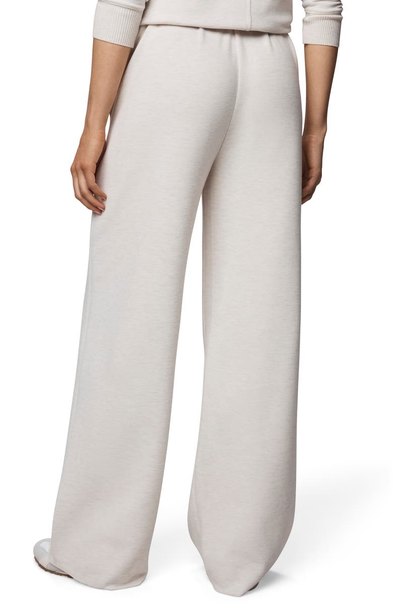 Splendid Winslow Tie Waist Wide Leg Sweatpants, Alternate, color, Pale Oak Heather