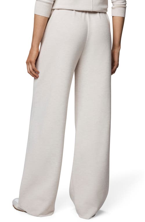 Splendid Winslow Tie Waist Wide Leg Sweatpants In White