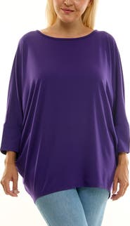 Nina Leonard Dolman Sleeve Tunic