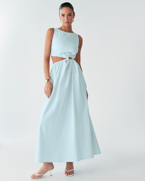 Bwldr Maria Maxi Dress In Blue