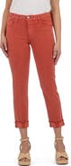 KUT from the Kloth Amy Seamed Mid Rise Crop Slim Jeans