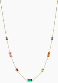 Oradina 14K Gold Fresco Station Necklace