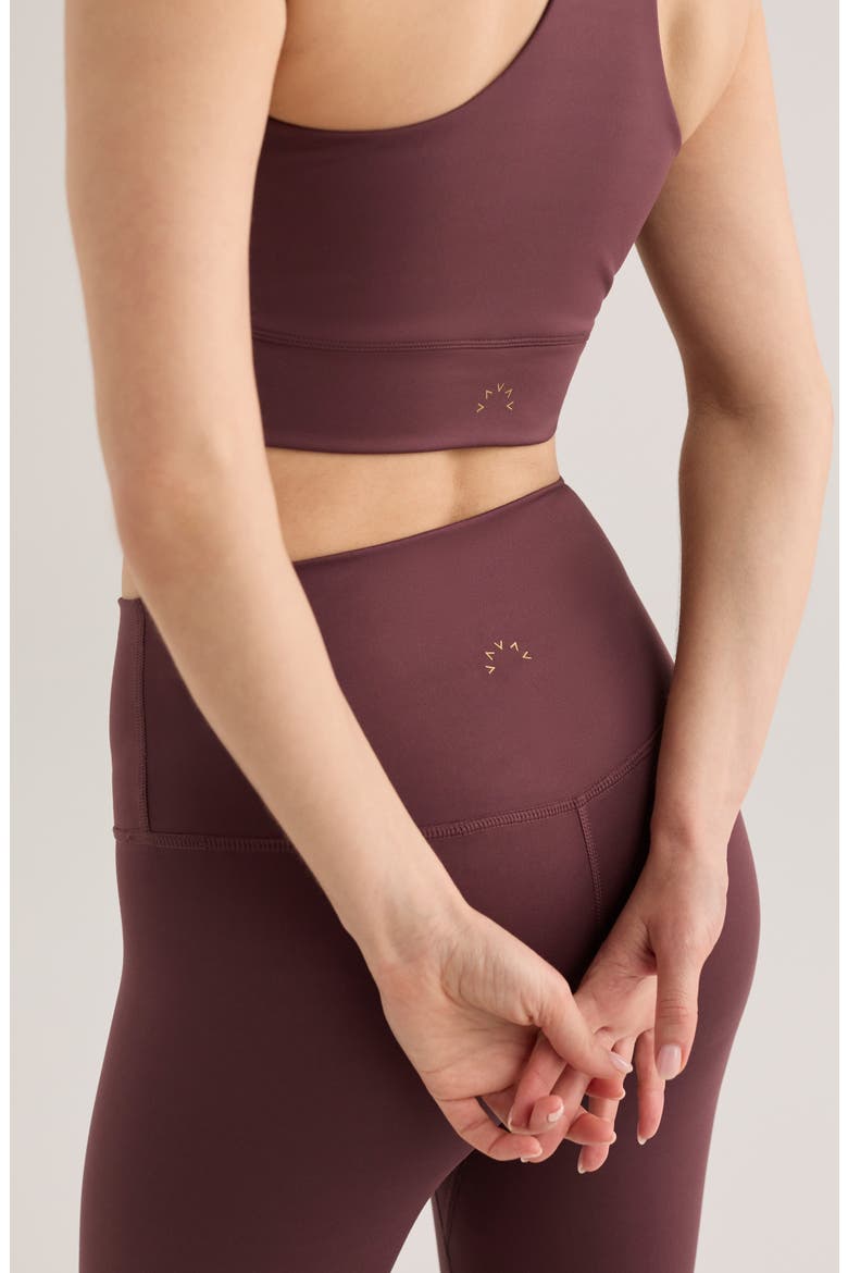 Bea Freesoft Racerback Bralette, Alternate, color, HUCKLEBERRY