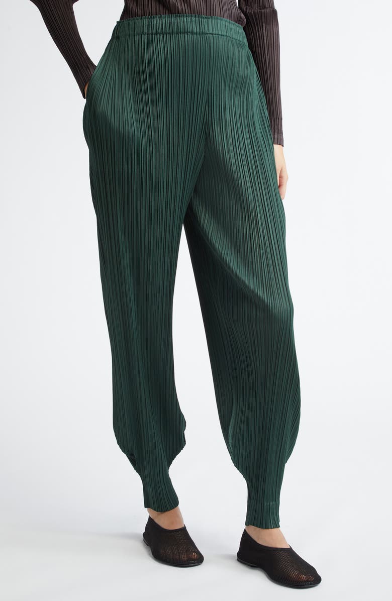 Pleats Please Issey Miyake Monthly Colors October Pleated Pants, Alternate, color,