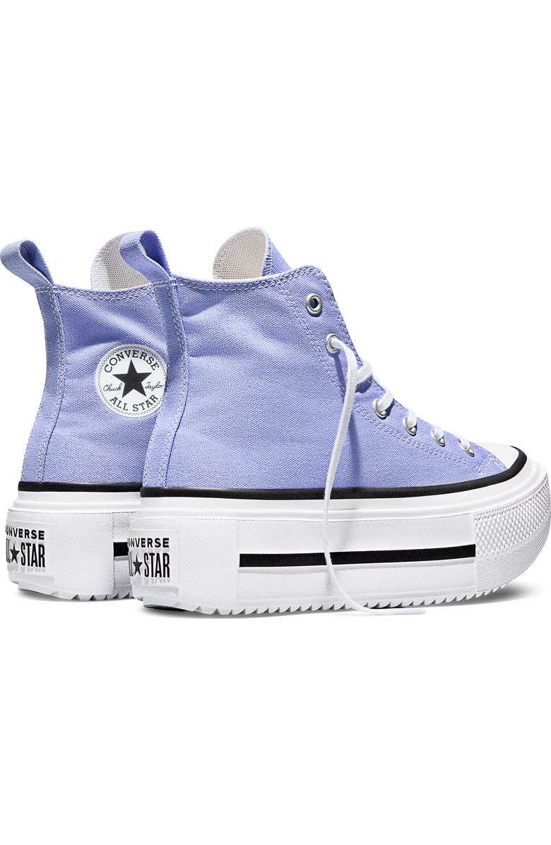Converse Kids' All Star Lift High Top Platform Sneaker, Alternate, color, Very Peri/ White/ Egret