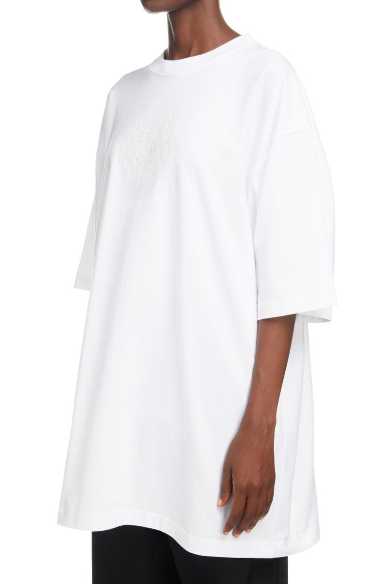 Balenciaga Oversize Glow in the Dark Graphic Tee, Alternate, color,