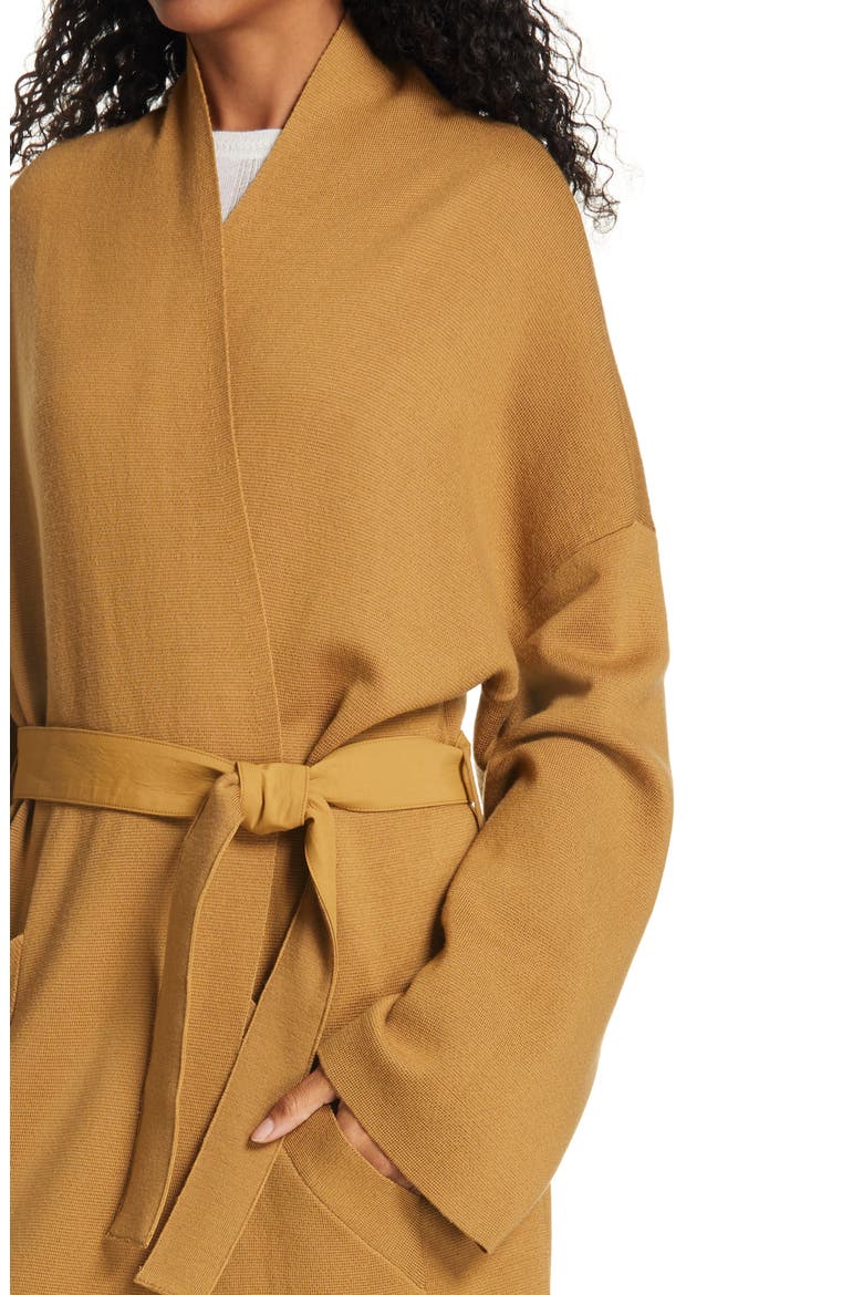 Emory Merino Wool Sweater Coat, Alternate, color, CAMEL