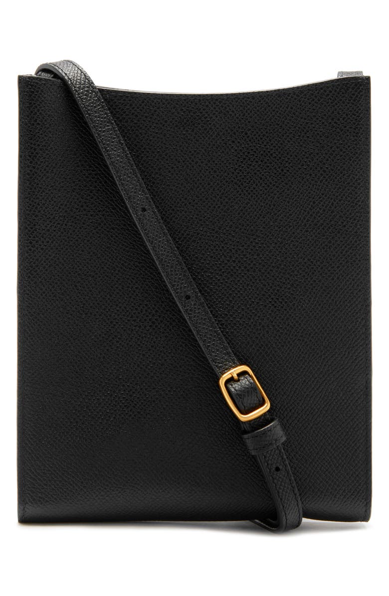 Mulberry Medium Leather Crossbody Phone Pouch, Alternate, color, 
