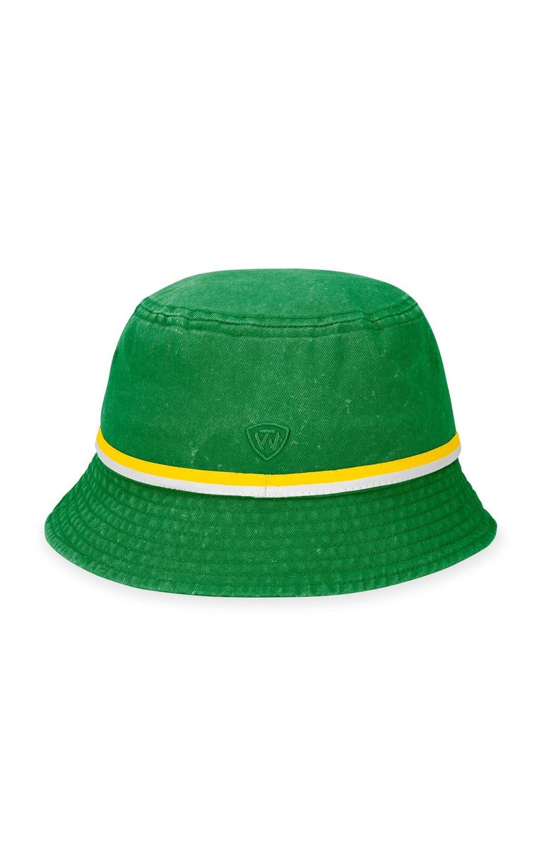 TOP OF THE WORLD Men's Top of the World Green Oregon Ducks Ace Bucket Hat, Alternate, color,