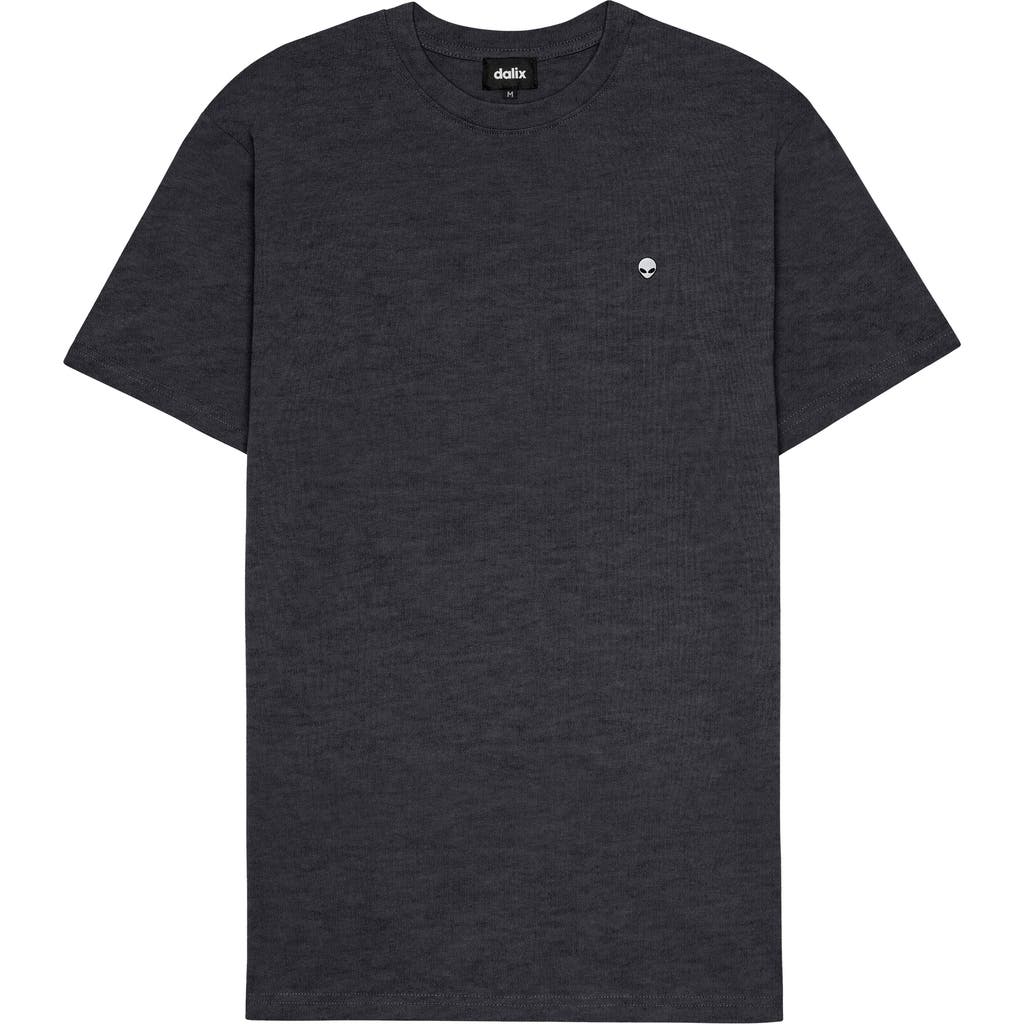 Dalix Mens Lil Alien Soft Heavyweight Tee
