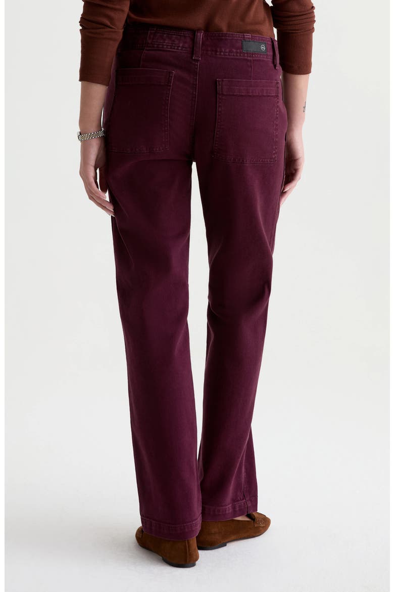 Brinley Mid Rise Straight Leg Trouser Jeans, Alternate, color, SULFUR JAZZ BERRY
