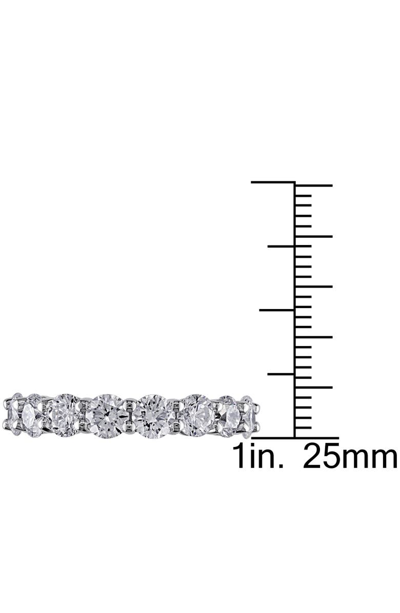 Julianna B. 5 CTW Diamond Eternity Ring 18k, Alternate, color, 18K White Gold