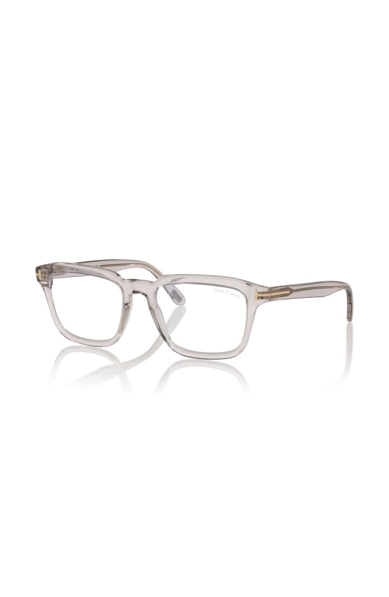 TOM FORD 54mm Rectangle optical glasses, Main, color, Grey