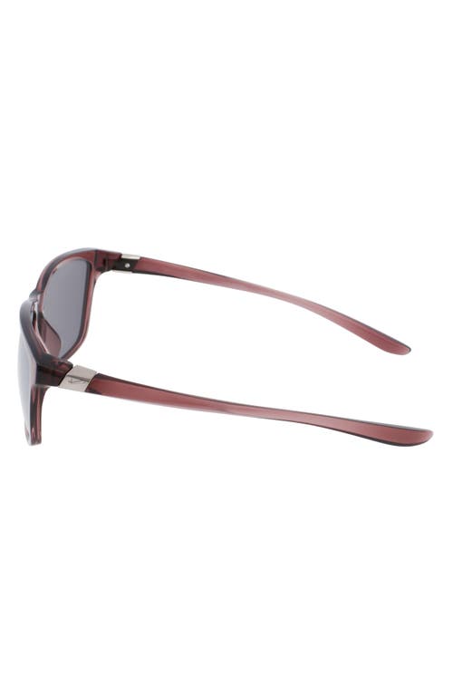 Nike City Icon 61mm Rectangle Sunglasses In Brown