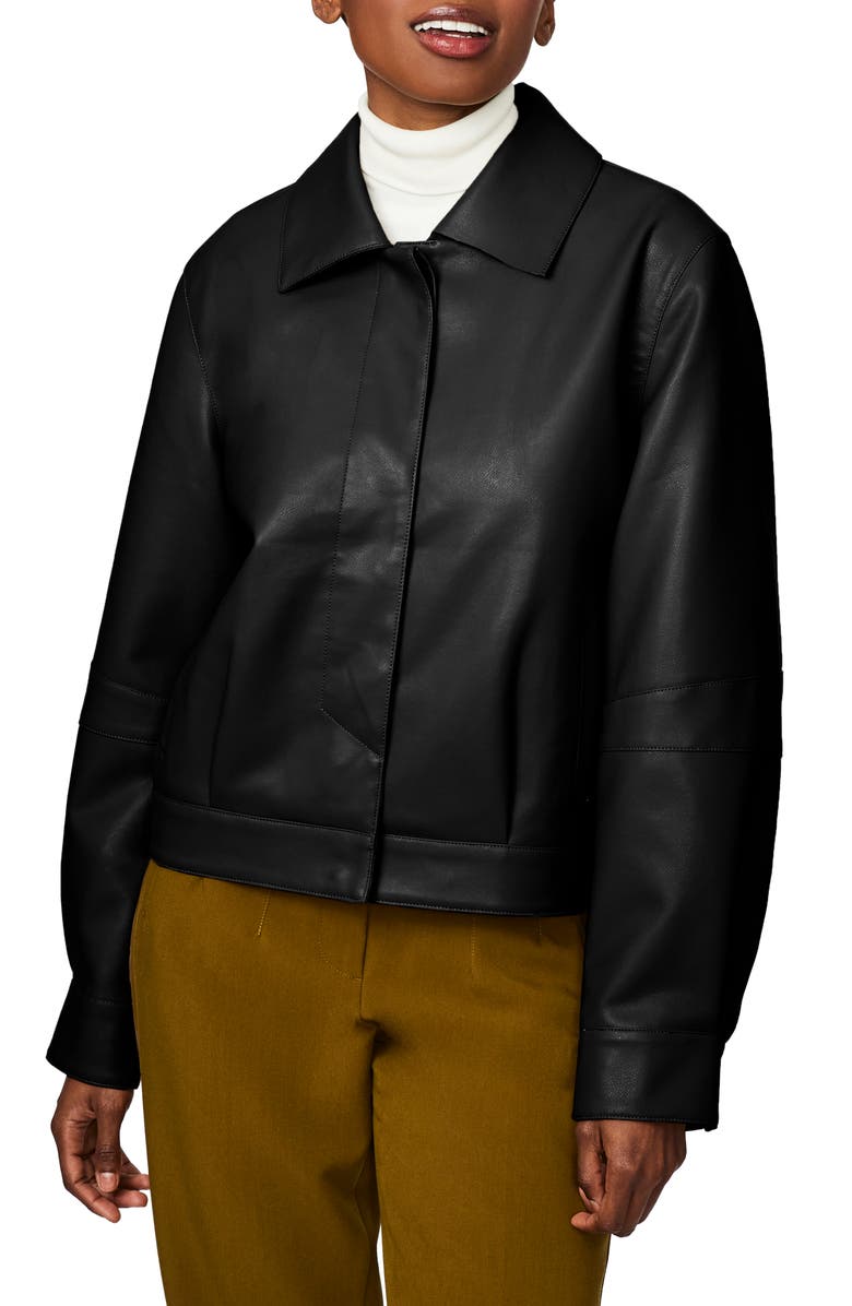 Bernardo Faux Leather Jacket, Main, color, 