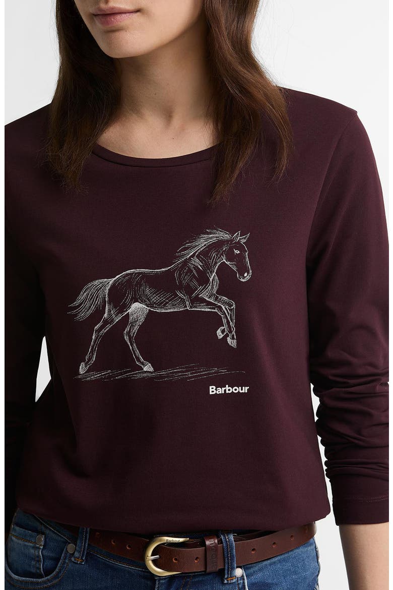 Rosamund Horse Graphic T-Shirt, Alternate, color, FIG